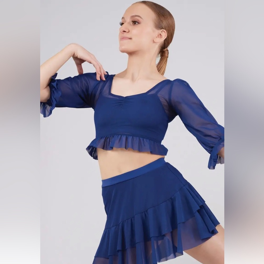 Weissman Blue 3 piece Lyrical/Contemporary Costume
